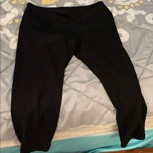 Black leggings with cut out design on back